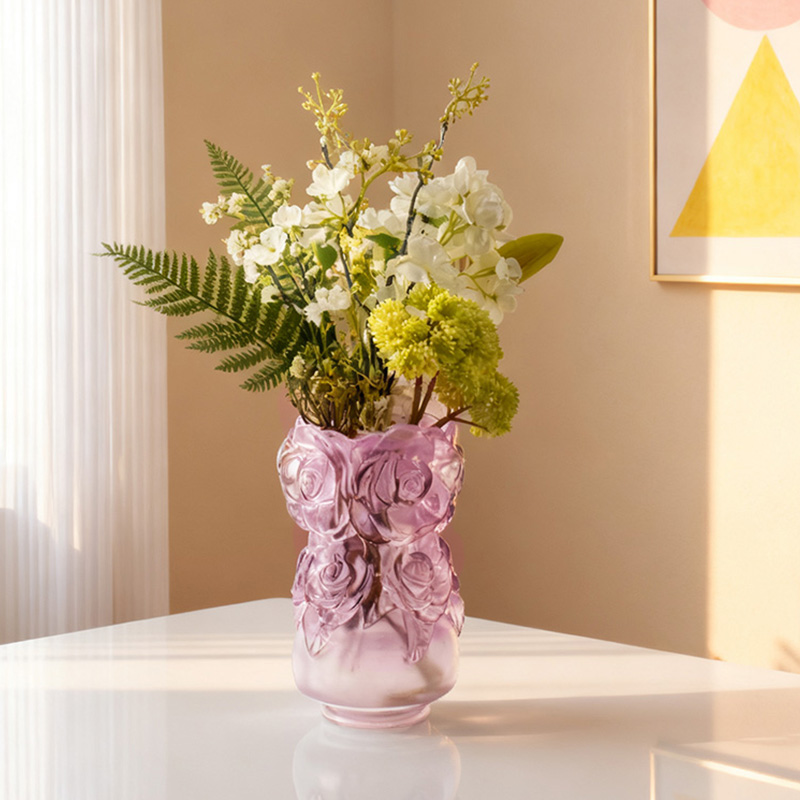 Verloren was gietproces Glas Home Decor Kristallen glazen vaas