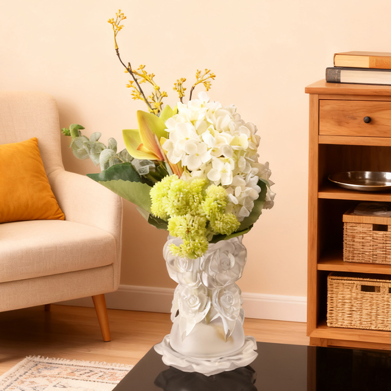 Verloren was gietproces Glas Home Decor Kristallen glazen vaas