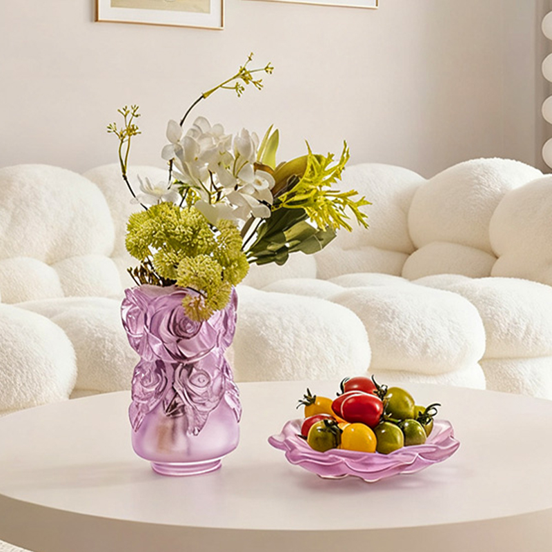 Verloren was gietproces Glas Home Decor Kristallen glazen vaas