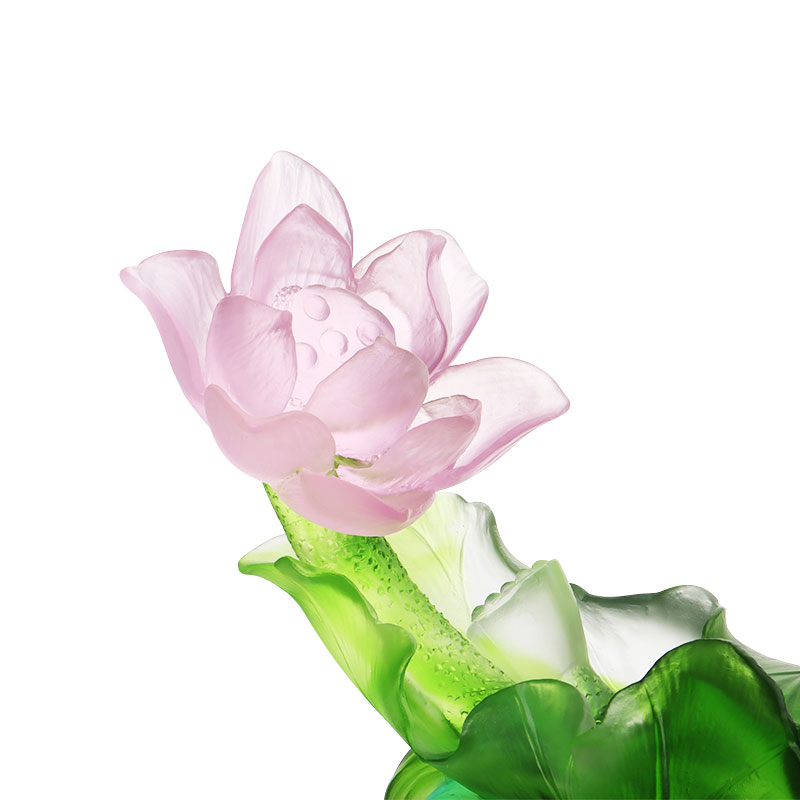 Lotus-serie haldecoratie kristallen glazen vaasset