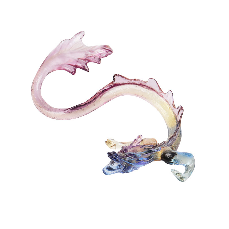 Gouden Draak Glazen Wierookhouder