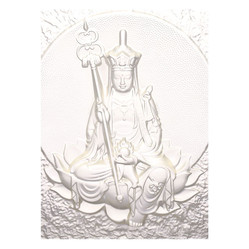 Ksitigarbha Bodhisattva decoratieve Liuli-bakstenen