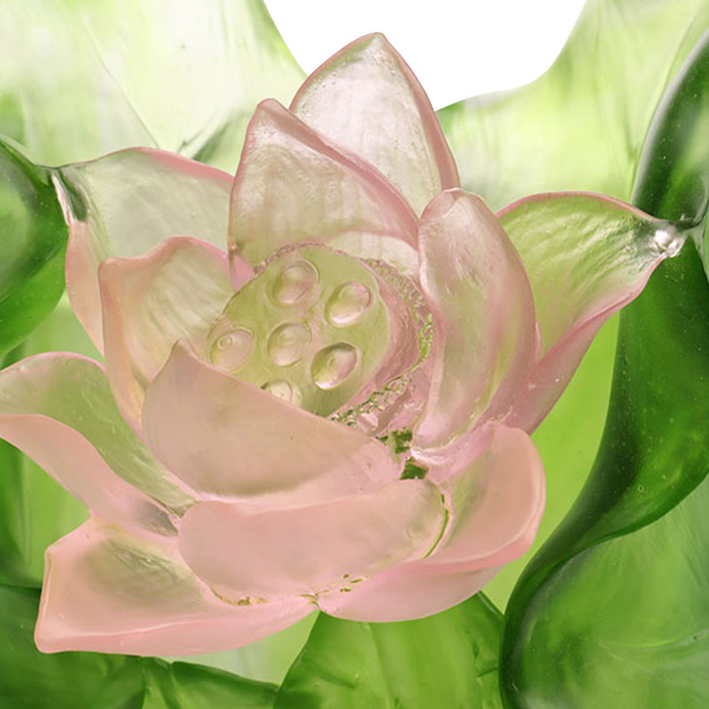 Lotus-serie haldecoratie kristallen glazen vaasset