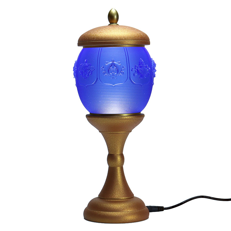 Acht schatten Lotus-serie boeddhistische altaarkristallen glazen offerset