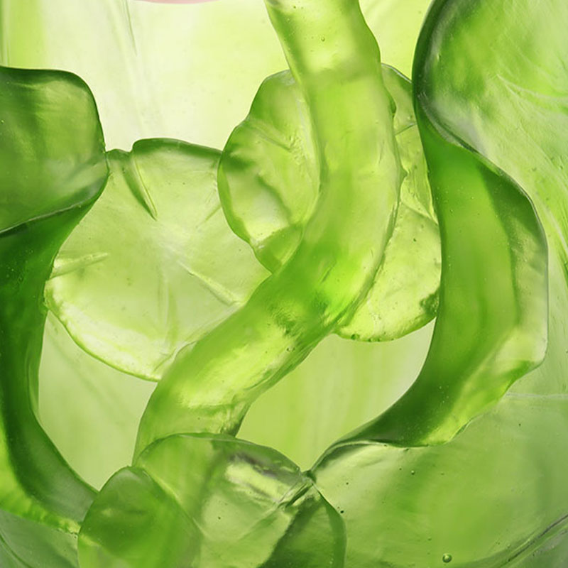 Lotus-serie haldecoratie kristallen glazen vaasset