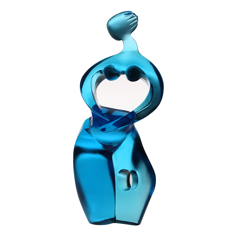 Zuivere blauwe Artemis kunstbeeldornamenten