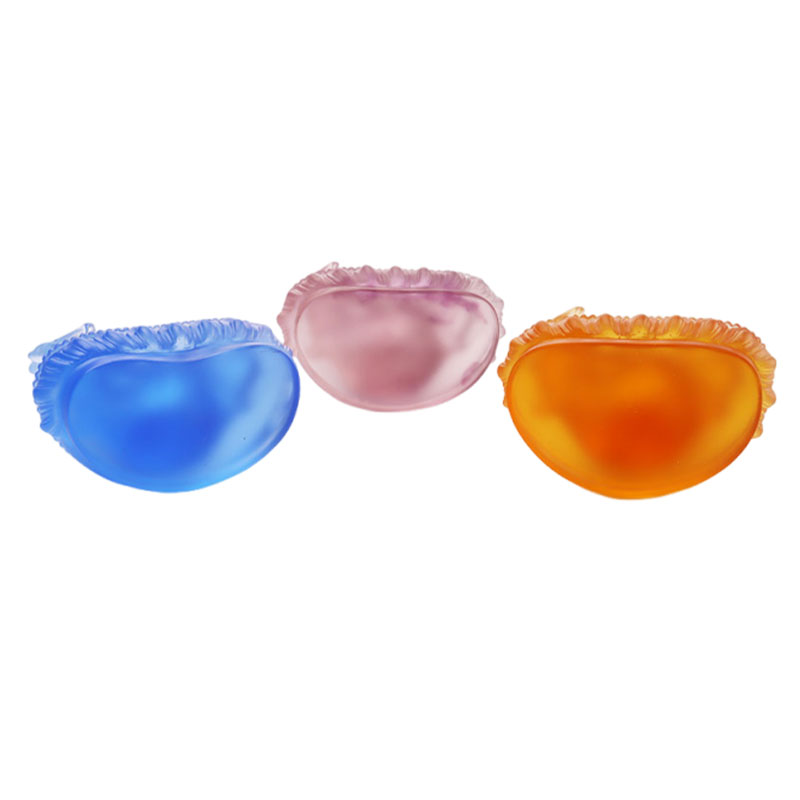 Kleurrijk Liuli Crystal Medicine Boeddhabeeld