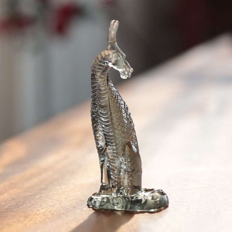 Glazen Kirin wierookhouder