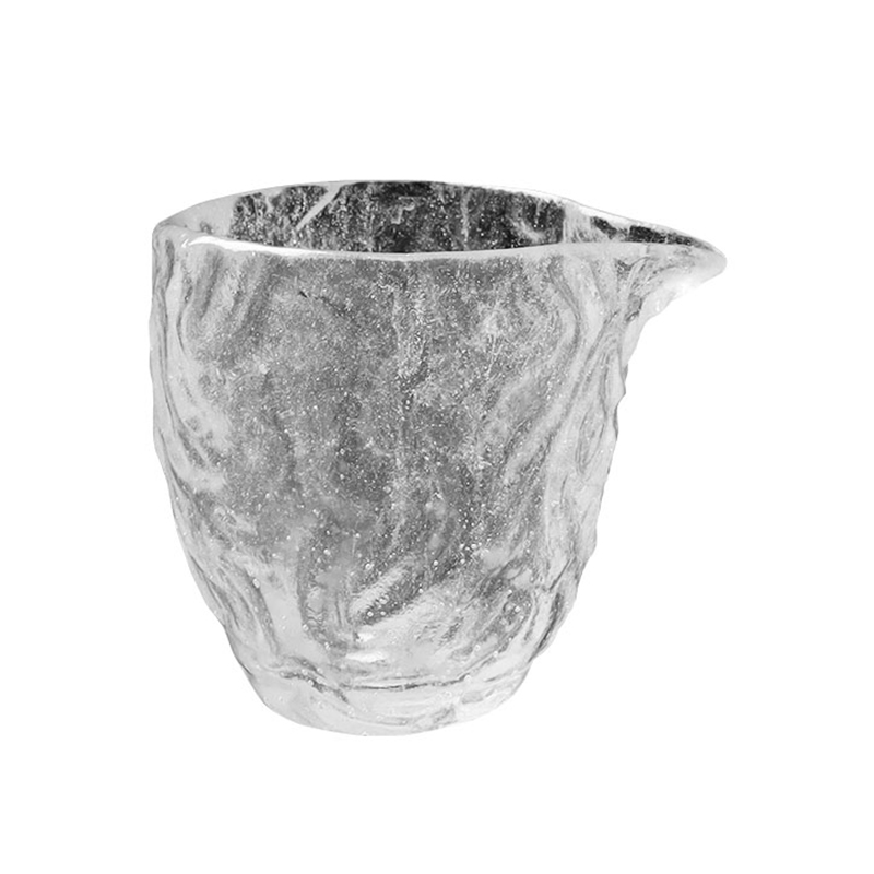 Bubble-patroon transparante glazen theekopjesset voor gebruik op thuiskantoor