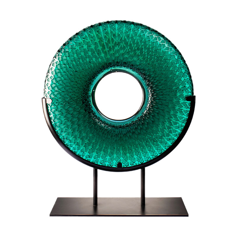 Ronde schijven van bamboeblad