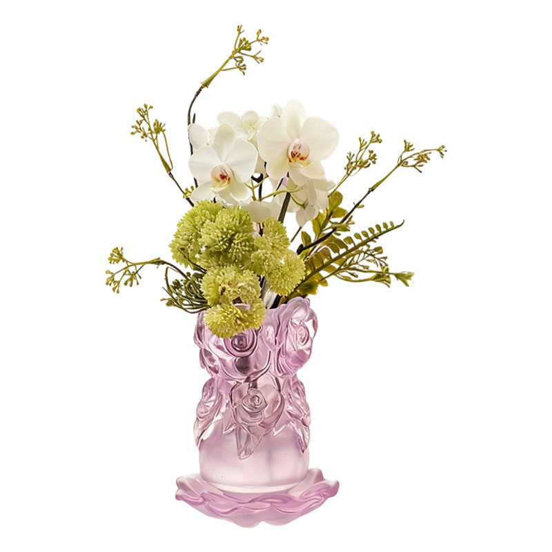 Verloren was gietproces Glas Home Decor Kristallen glazen vaas 